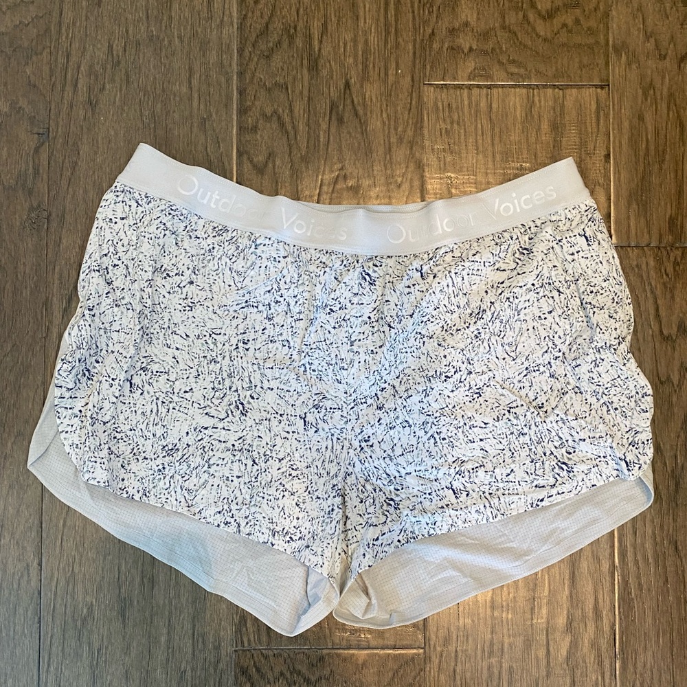 Outdoor Voices Pebbles Running Shorts